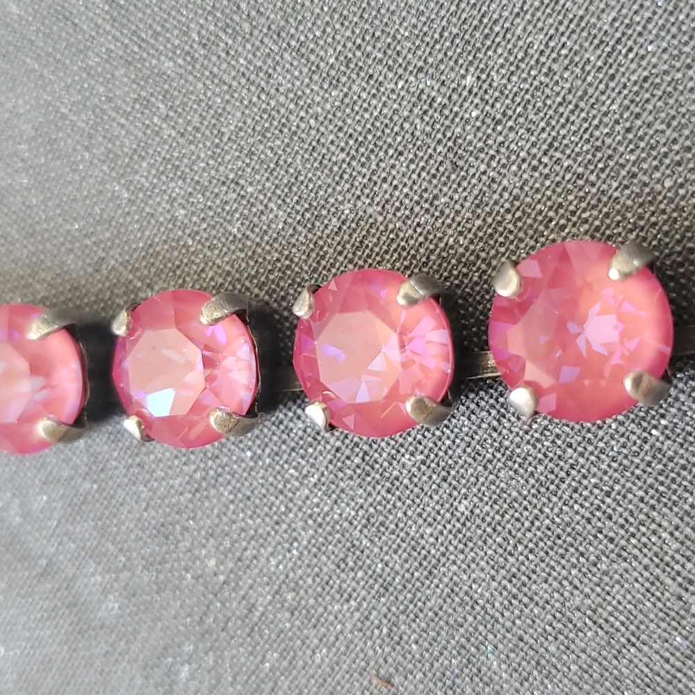 Handmade Swarovski crystal choker - Picture 3 of 3